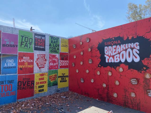 Breaking taboos wall